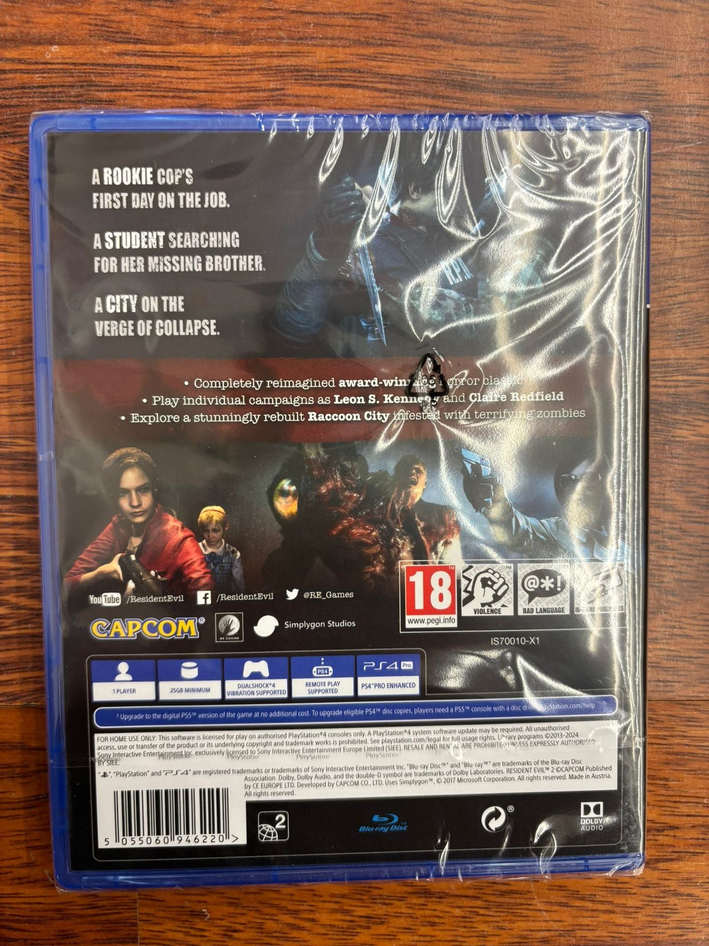 Resident Evil 2 PS4 UK Resident Evil 2 PS4 UK